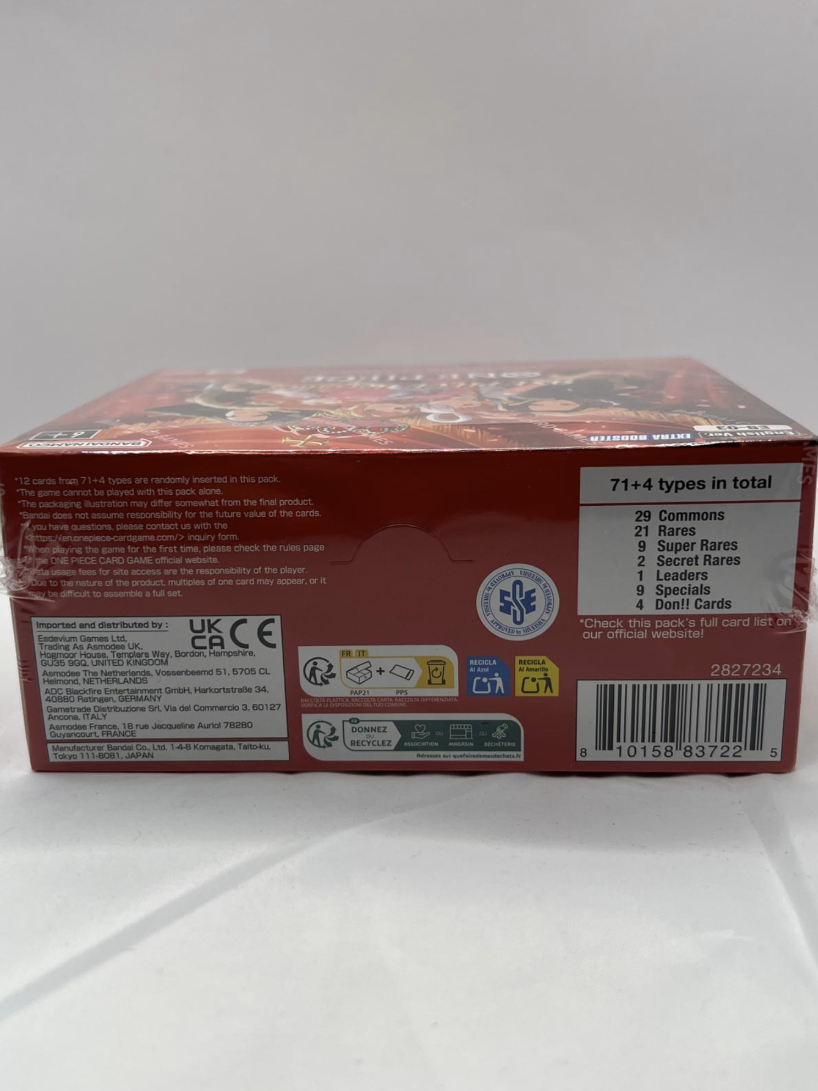 One Piece EB03 Heroines Edition Booster Box - 24 Packs, Factory Sealed