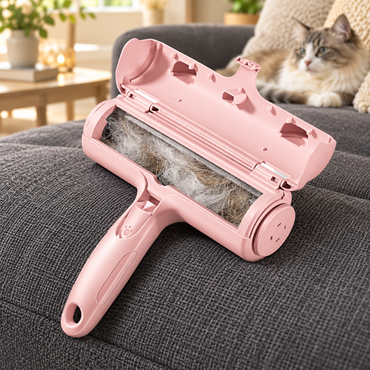 Reusable Pet Hair Remover Roller for Sofas and Fabric Surfaces