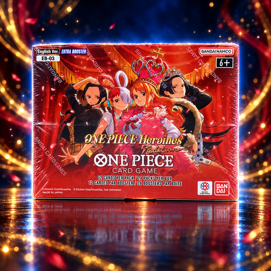 One Piece EB03 Heroines Edition Booster Box - 24 Packs, Factory Sealed