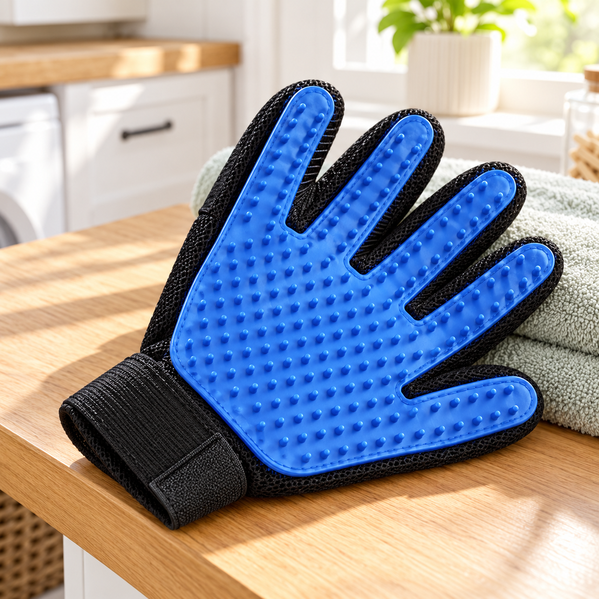 Silicone Pet Grooming Glove for Dogs and Cats
