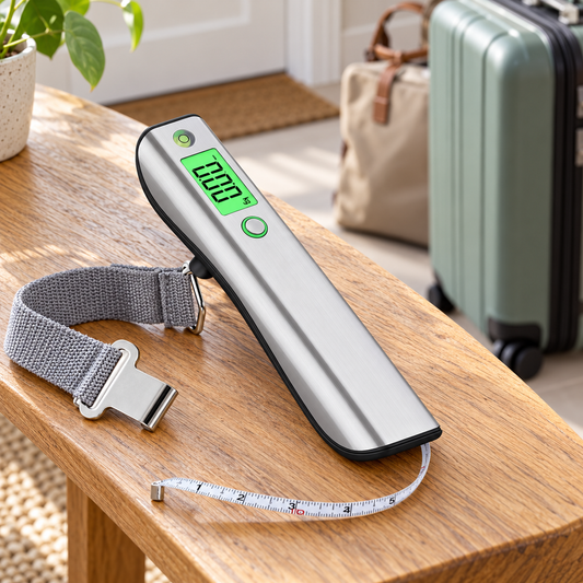 Digital Luggage Scale 50kg with Tape Measure
